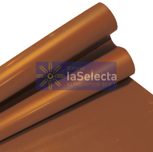 PAPEL LUSTRE BRILLANTE 55X77 CM CAFE IMPORTADO